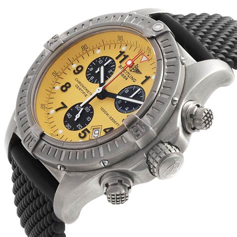 breitling aeromarine chrono m1 yellow